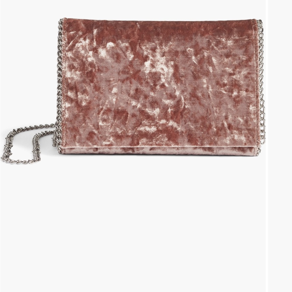 Pink Velvet Handbag